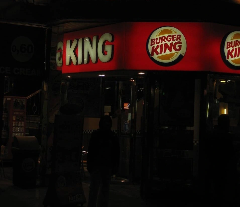 Burger king menu